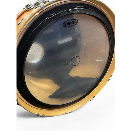 Used DW 4 Piece Collector's Series Natural Tangerine Fade Drum Kit Natural Tangerine Fade