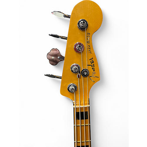 Used Fender American Ultra Jazz Bass Cobra Blue Electric Bass Guitar Cobra Blue