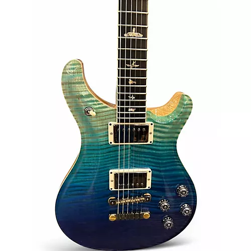 Used 2023 PRS Wood Library 594 w/Korina Back & Neck Blue Fade Solid Body Electric Guitar Blue Fade
