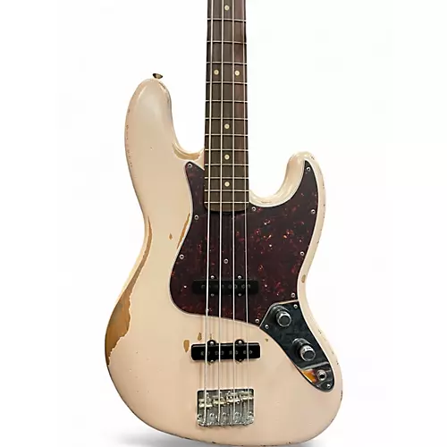 Used Fender Flea Signature Jazz Bass Shell Pink Electric Bass Guitar Shell Pink