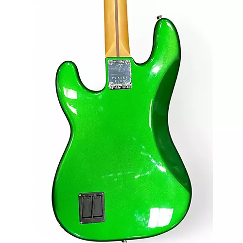Used 2021 Fender Player Plus Active Precision Bass COSMIC JADE Electric Bass Guitar COSMIC JADE