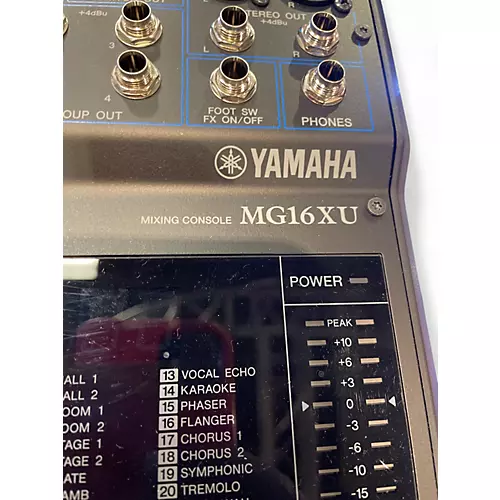 Used Yamaha MG16XU Unpowered Mixer