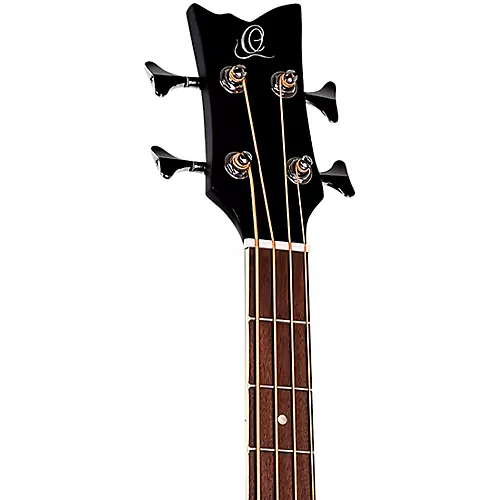 Ortega D7CE 4-String Acoustic Electric Cutaway Bass Guitar Natural
