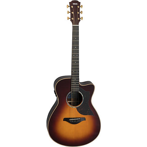 Yamaha AC5R DLX Concert Acoustic-Electric Guitar Brown Sunburst
