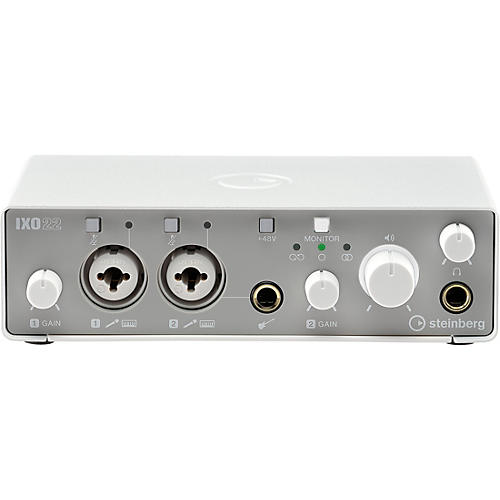 Steinberg IXO22 Audio Interface with Two Mic Preamps Black