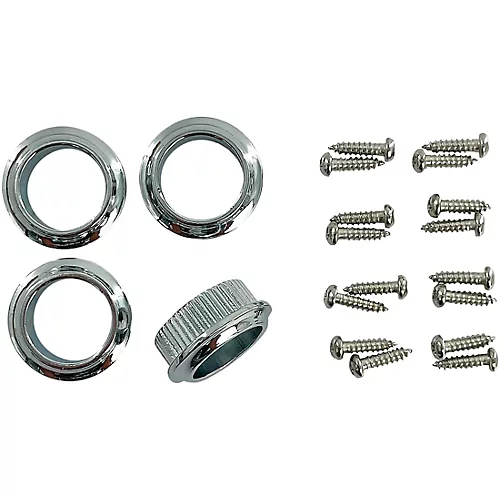 Leo Quan Badass OGT Open Gear Large Post 4-In-Line Bass Tuning Machines Black