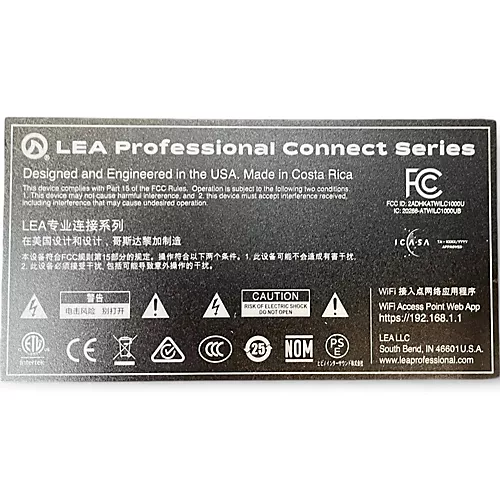 Used LEA CONNECT SERIES 1504 Power Amp