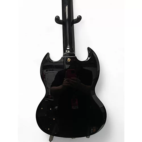 Used Epiphone SG Custom Black Solid Body Electric Guitar Black
