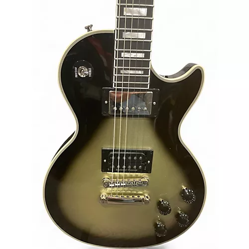 Used 2024 Epiphone Adam Jones 1979 Les Paul Custom Antique Silver Burst Solid Body Electric Guitar Antique Silver Burst
