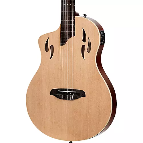 Ortega TourPlayer Standard Left-Handed Nylon-String Acoustic-Electric Guitar Natural