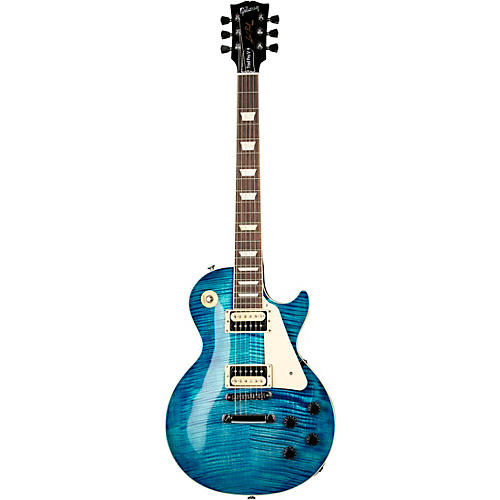 Gibson Les Paul Traditional Pro V AAA Flame Top Electric Guitar Ocean Water Perimeter
