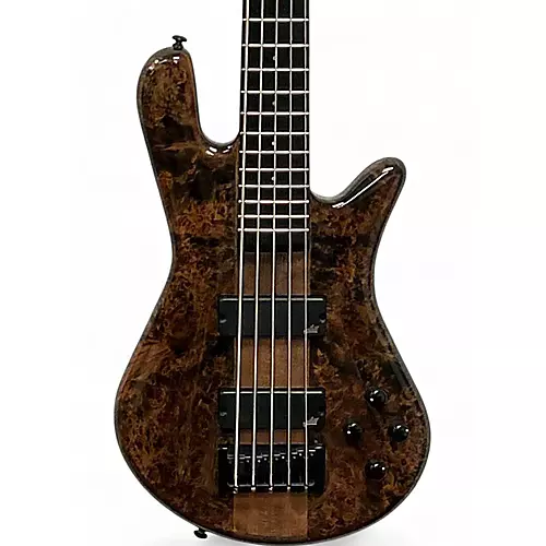 Used Spector NS ethos 5 poplar burl W221200 Electric Bass Guitar W221200