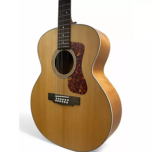 Used Guild F2512E Natural 12 String Acoustic Electric Guitar Natural