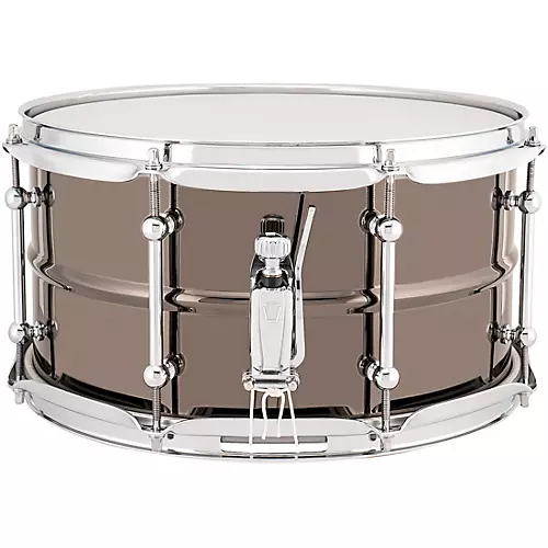 Ludwig Universal Series Black Brass Snare Drum With Chrome Hardware 14 x 5.5 in.