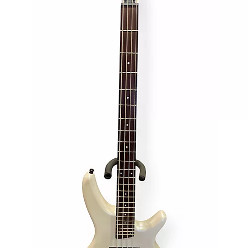 Used Ibanez SR250 Pearl White Electric Bass Guitar Pearl White