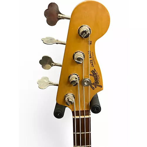 Used Fender Vintera 60s Jazz Bass Gold Electric Bass Guitar Gold