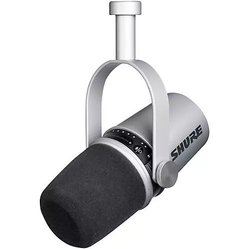 Shure MV7-S USB Microphone and AONIC215 Earphones Content Creator Bundles Black