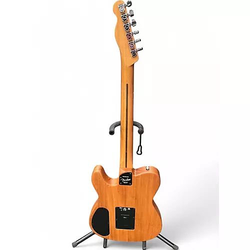 Used Fender Acoustasonic Player Telecaster Aged Natural Acoustic Electric Guitar Aged Natural