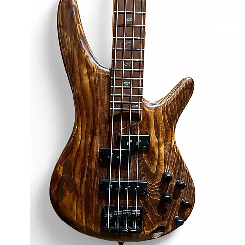 Used Ibanez SR650 Worn Natural Electric Bass Guitar Worn Natural