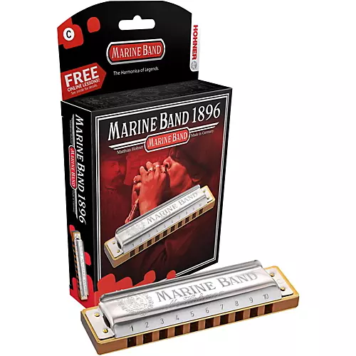 Hohner 1896 Marine Band Harmonica F