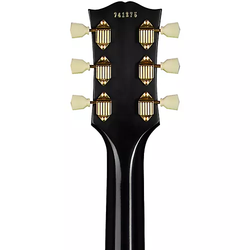 Gibson Custom 1957 Les Paul Custom 3-Pickup Reissue VOS Left-Handed Electric Guitar Ebony