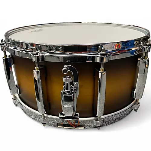 Used Pearl 14X6.5 Masters matte olive burst Drum matte olive burst 213