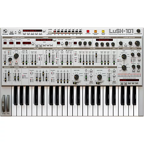 D16 Group LuSH-101 SH101 32 voice polyphonic emulation (VST/AU) Software Download