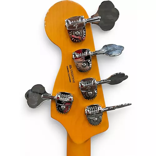 Used 2020 Fender American Ultra Jazz Bass V Artic Pearl Electric Bass Guitar Artic Pearl