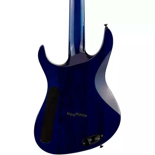 Jackson Pro Series Signature Chris Broderick Soloist HT7P 7 String Electric Guitar Transparent Blue
