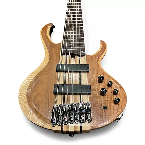 Used Ibanez BTB747 NATURAL Electric Bass Guitar NATURAL