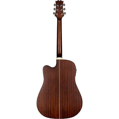 Mitchell T311CE Solid Spruce Top Dreadnought Mahogany Acoustic-Electric Guitar Edge Burst