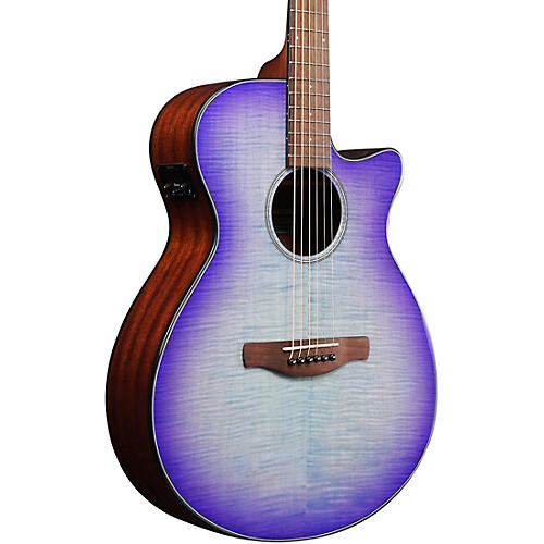 Ibanez AEG70 Flamed Maple Top Grand Concert Acoustic-Electric Guitar Blue Ocean Burst