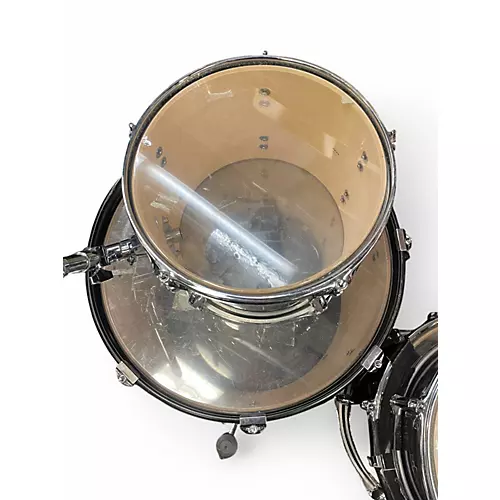 Used Sound Percussion Labs 4 Piece Drum Kit Black Drum Kit Black