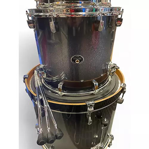 Used TAMA 4 Piece Silverstar midnight sparkle fade Drum Kit midnight sparkle fade