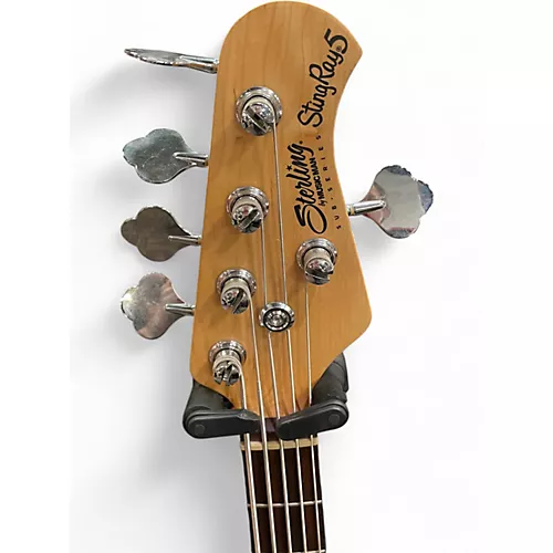 Used Sterling by Music Man Ray5 HH Sub Series Candy Red Burst Electric Bass Guitar Candy Red Burst