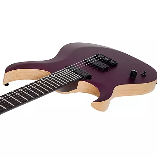 Schecter Guitar Research John Browne Tao-6 Left-Handed Electric Guitar Satin Trans Purple