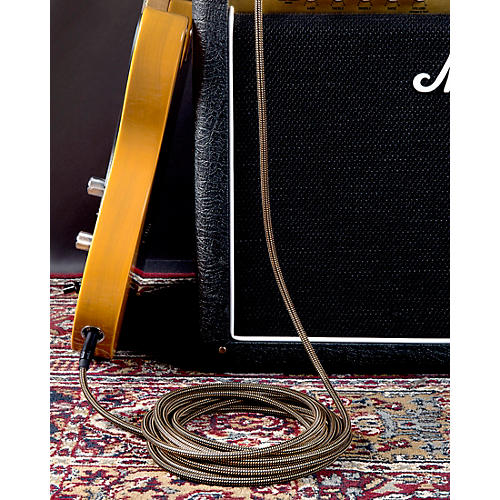 Livewire Signature Guitar Cable Straight/Angle Black and Yellow 20 ft.