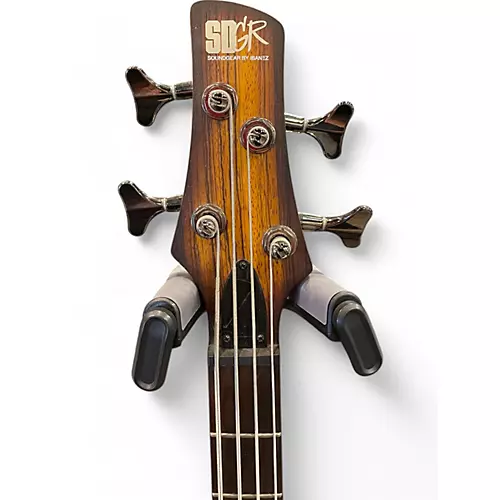 Used Ibanez SR500ZW Flat Brown Burst Electric Bass Guitar Flat Brown Burst