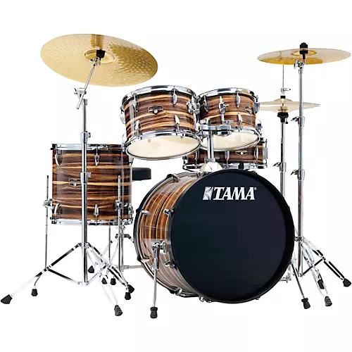 TAMA Imperialstar 5-Piece Complete Drum Set With MEINL HCS cymbals and 20