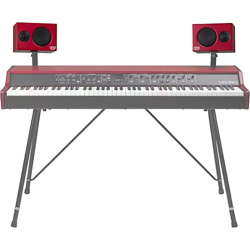 Nord Piano Monitor V2 With Brackets Red Walnut