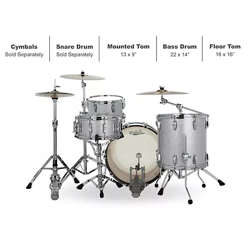 Ludwig Classic Oak 3-Piece Fab Shell Pack With 22