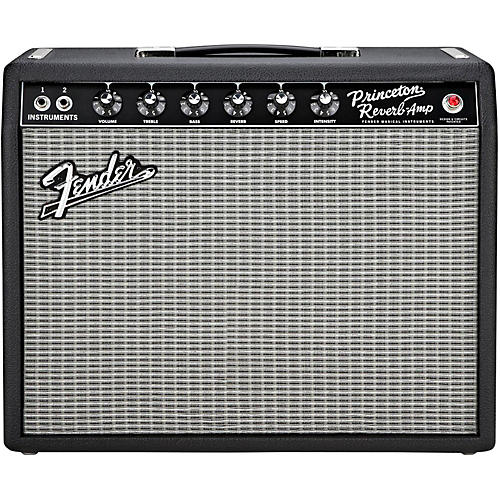 Fender '65 Princeton Reverb 12W 1x10 Tube Guitar Combo Amp Black