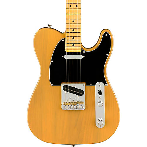 Fender American Professional II Telecaster Maple Fingerboard Electric Guitar Butterscotch Blonde