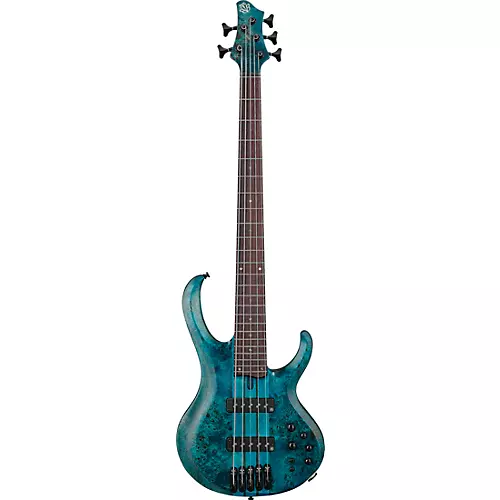 Ibanez BTB945 5-String Electric Bass Guitar Cosmic Blue Low Gloss