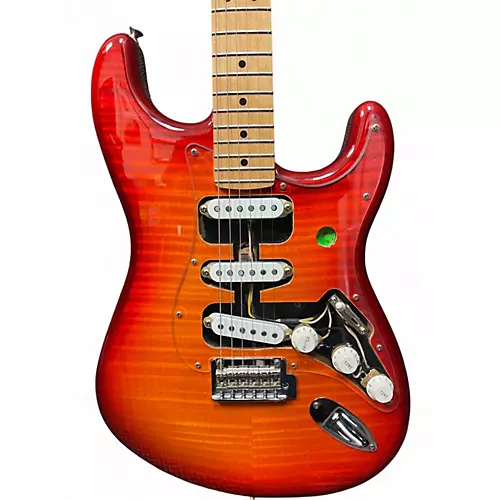 Used Fender Player Plus Stratocaster Plus Top Cherry Sunburst Solid Body Electric Guitar Cherry Sunburst