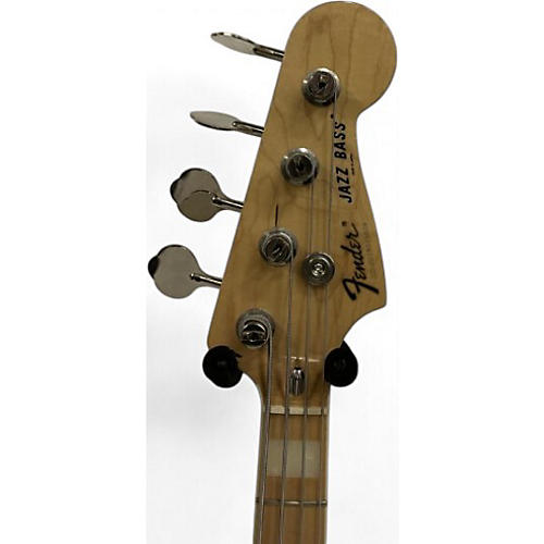 Used 2013 Fender 1975 Reissue Jazz Bass Cherry Sunburst Electric Bass Guitar Cherry Sunburst