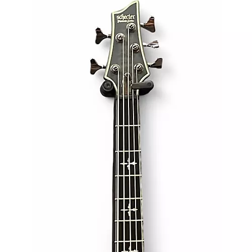 Used Schecter Guitar Research hellraiser extreme 5 Trans Black Electric Bass Guitar Trans Black