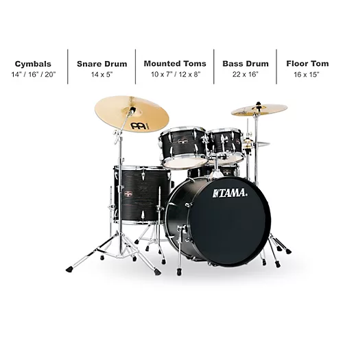 TAMA Imperialstar 5-Piece Complete Drum Set With 22