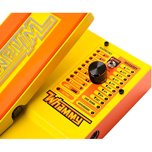 DigiTech MonoNeon Whammy Signature Whammy Effects Pedal Yellow and Orange