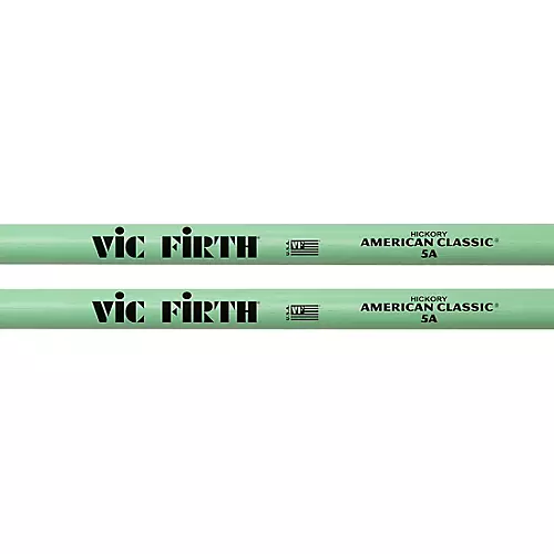Vic Firth American Classic Seafoam Green Drum Sticks 2-Pack 5A Wood